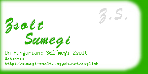 zsolt sumegi business card